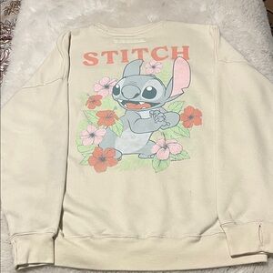 Abercrombie Kids Cream Stitch Sweatshirt